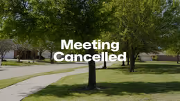 Meeting Cancelled
